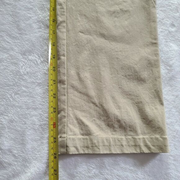 Drapers & Damons Pants Elastic Waist Pull On Light Beige Size Petite Medium PM - Picture 3 of 6
